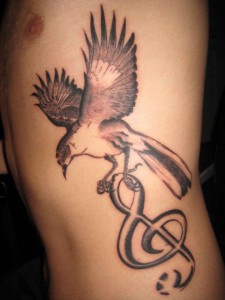 Tribal Bird Tattoo for Men