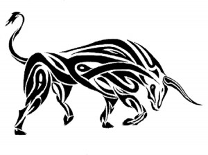 Tribal Bull Tattoo Designs