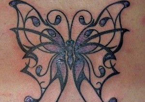 Tribal Butterfly Tattoo Images
