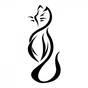 Tribal Cat Tattoo Designs