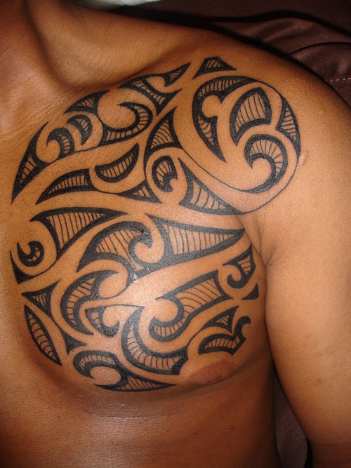 67 Stunning And Mesmerizing Tribal Tattoos Ideas And Designs For Chest   Psycho Tats