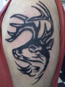 Tribal Deer Tattoo