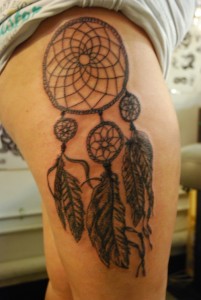 Tribal Dreamcatcher Tattoos