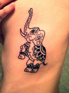 Tribal Elephant Tattoo