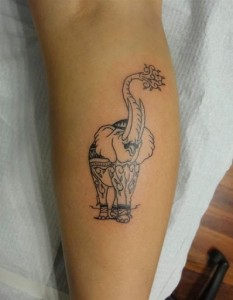 Tribal Elephant Tattoo Designs