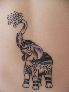 Tribal Elephant Tattoos