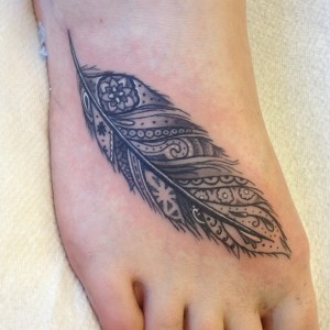 Tribal Feather Tattoo Designs