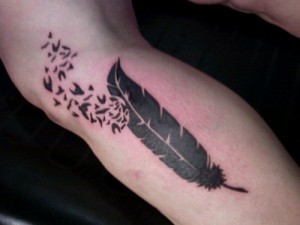 Tribal Feather Tattoo Images