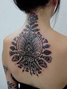 Tribal Flower Tattoo