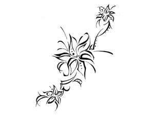 Tribal Flower Tattoos
