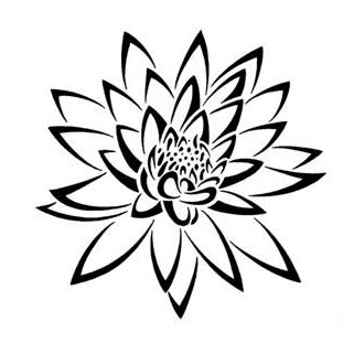 tribal flower designs