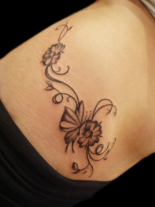 22 Amazing Tribal Flower Tattoos | Only Tribal