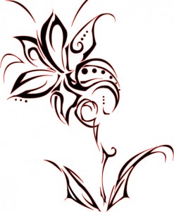 Tribal Flowers Tattoo Designs