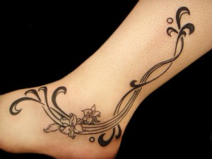 Tribal Foot Tattoo Designs