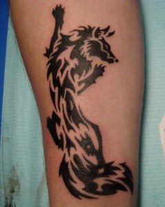 Tribal Fox Tattoo Pictures