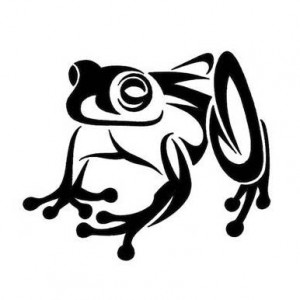 Tribal Frog Tattoo Designs