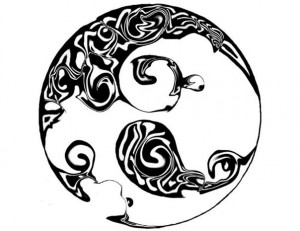 Tribal Full Moon Tattoos