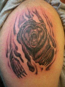 Tribal Grizzly Bear Tattoos
