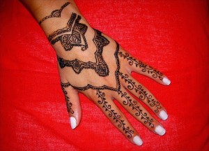 Tribal Hand Henna Tattoo