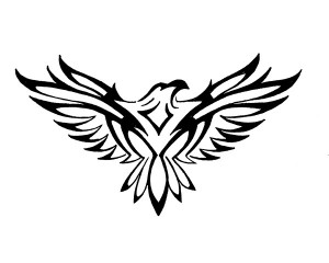 Tribal Hawk Tattoo Designs