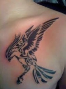 Tribal Hawk Tattoos