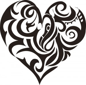 Tribal Heart Tattoo Designs