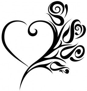 Tribal Heart Tattoos for Women