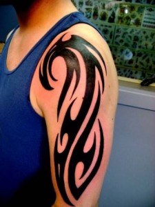 Tribal Henna Tattoo Arm