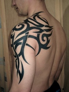 Tribal Henna Tattoo Shoulder