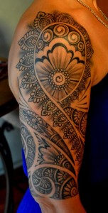 Tribal Henna Tattoo Sleeve