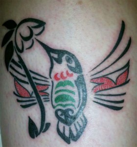 Tribal Hummingbird Tattoo Images