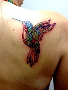 Tribal Hummingbird Tattoo Pictures