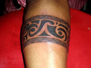 Tribal Leg Band Tattoos
