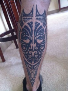Tribal Leg Tattoos for Men