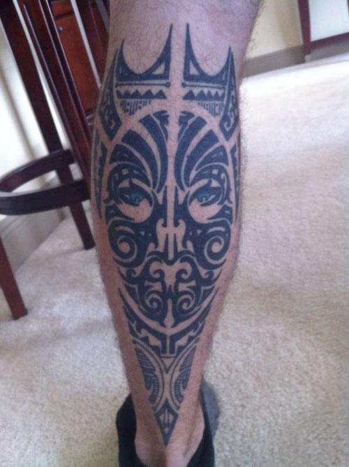 26 Fascinating Tribal Leg Tattoos | Only Tribal