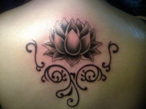 Tribal Lotus Flower Tattoo Images