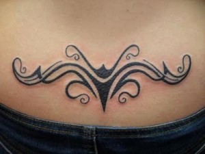Tribal Lower Back Tattoo