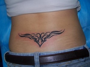 Tribal Lower Back Tattoo