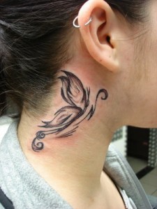 Tribal Neck Tattoo Designs