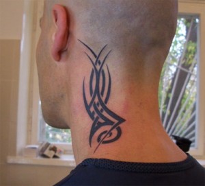 Tribal Neck Tattoos