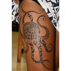 Tribal Octopus Tattoo Images