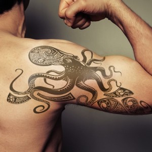 Tribal Octopus Tattoo Pictures