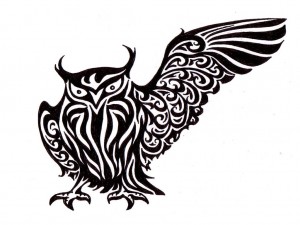 Tribal Owl Tattoo Designs