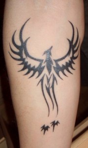 Tribal Phoenix Tattoo Arm