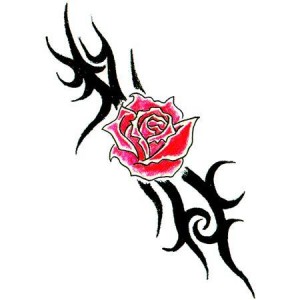 Tribal Rose Tattoo Designs