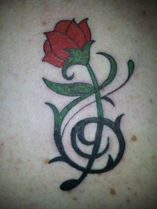 Tribal Rose Tattoo Pictures