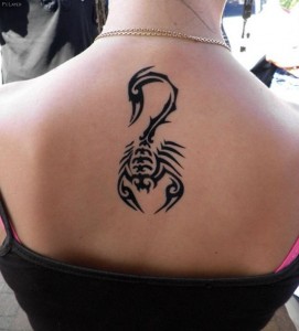Tribal Scorpion Tattoo for Women