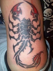 Tribal Scorpion Tattoos