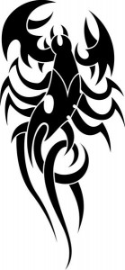 Tribal Scorpion Tattoos Designs