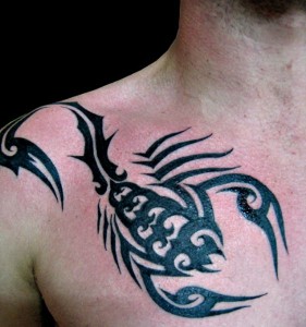 Tribal Scorpion Tattoos for Men